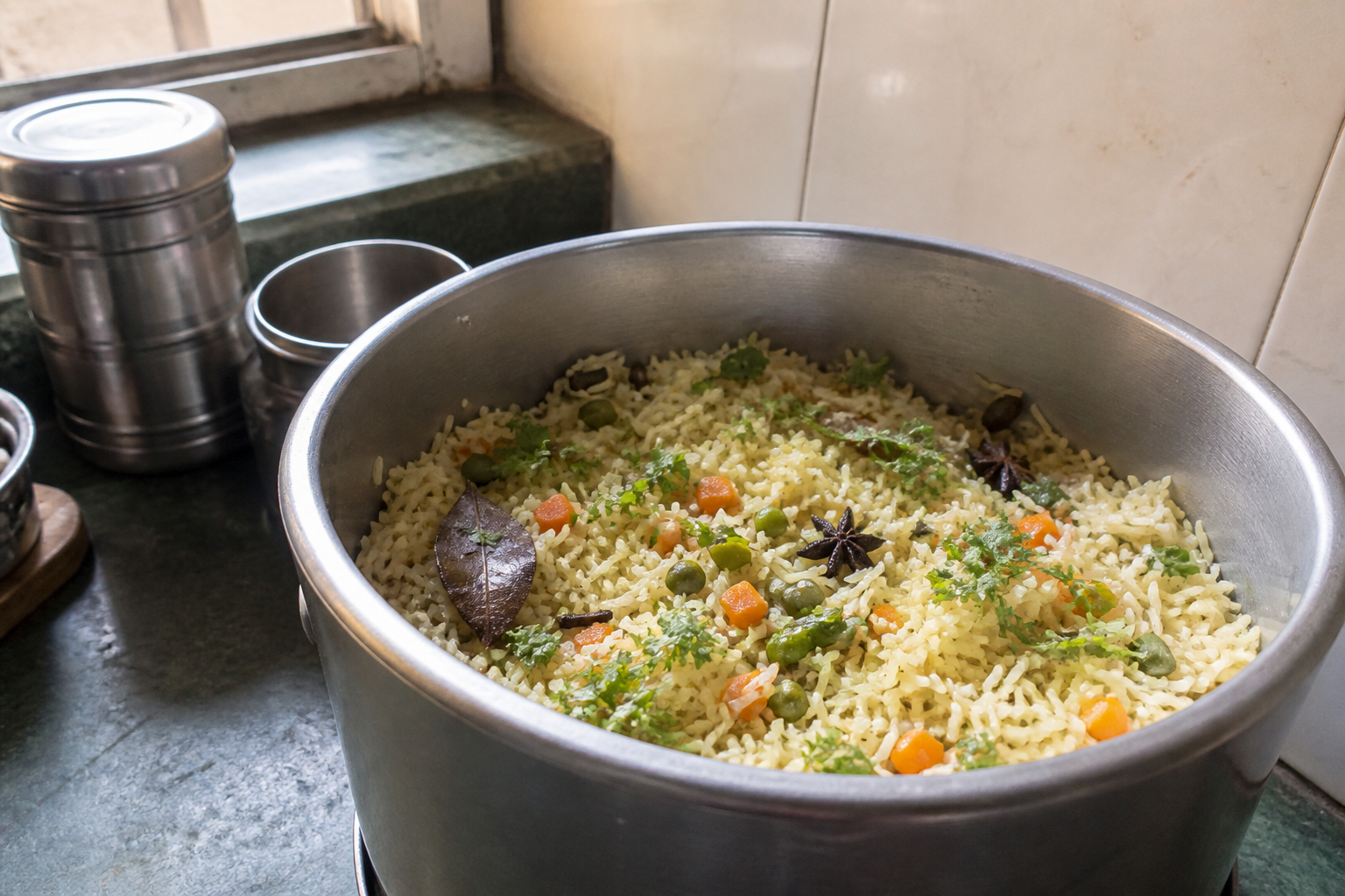 Aromatic Vegetable Pulao — step 5