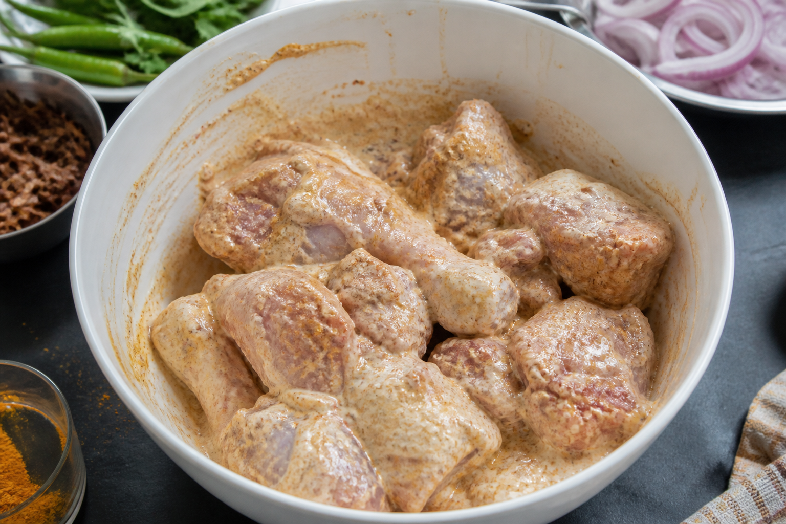 Chicken Biryani Recipe (Dum Style) — step 1