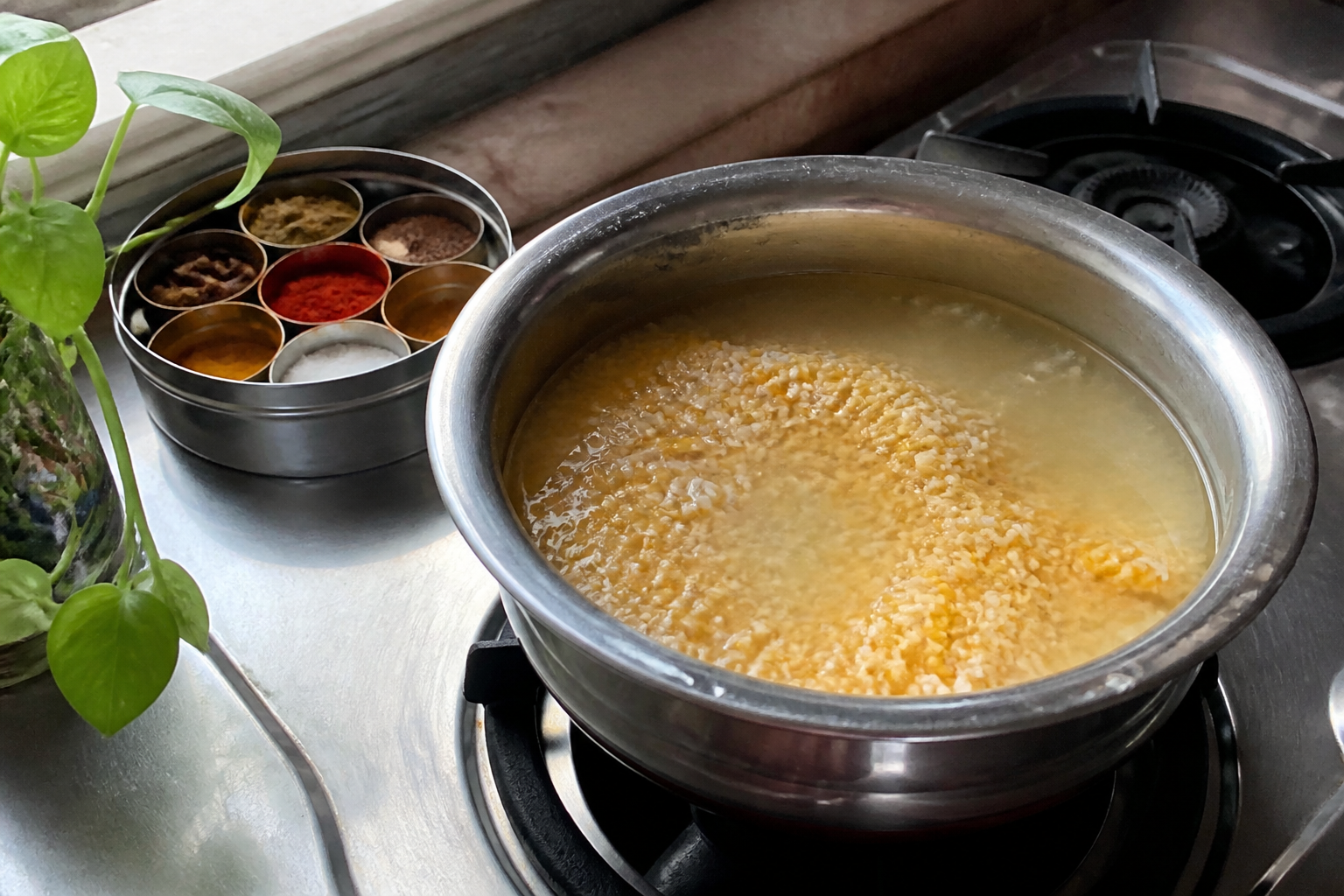 Comforting Moong Dal Khichdi — step 4
