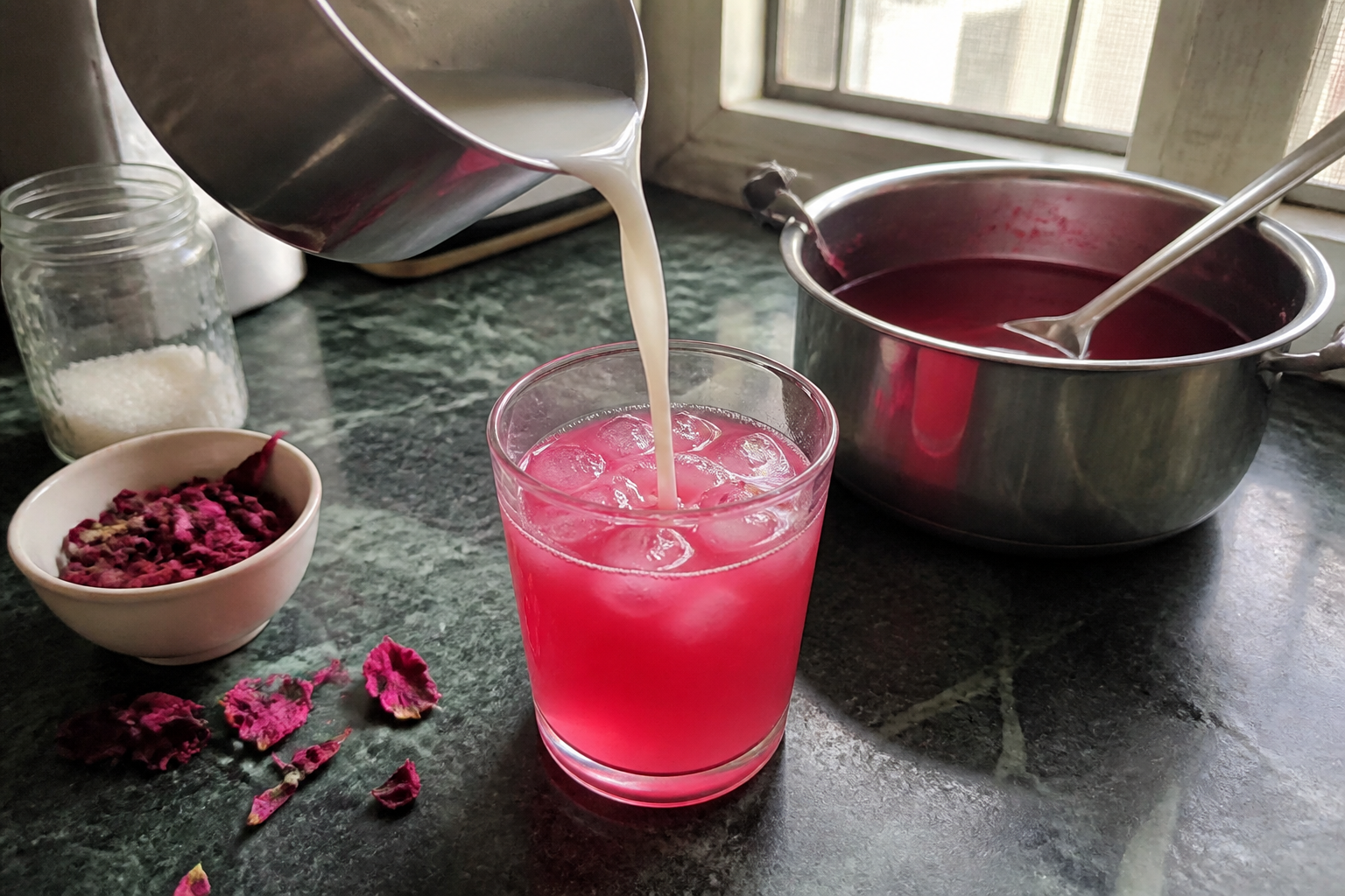 Cooling Rose Sharbat — step 3