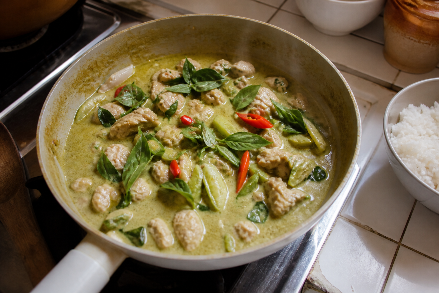 Creamy Thai Green Curry with Chicken — step 5