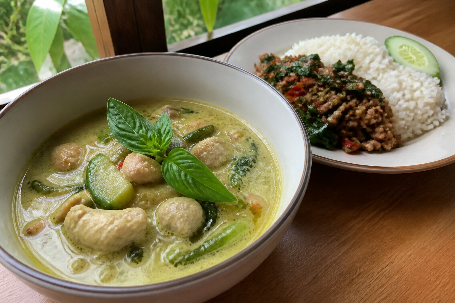 Creamy Thai Green Curry with Chicken