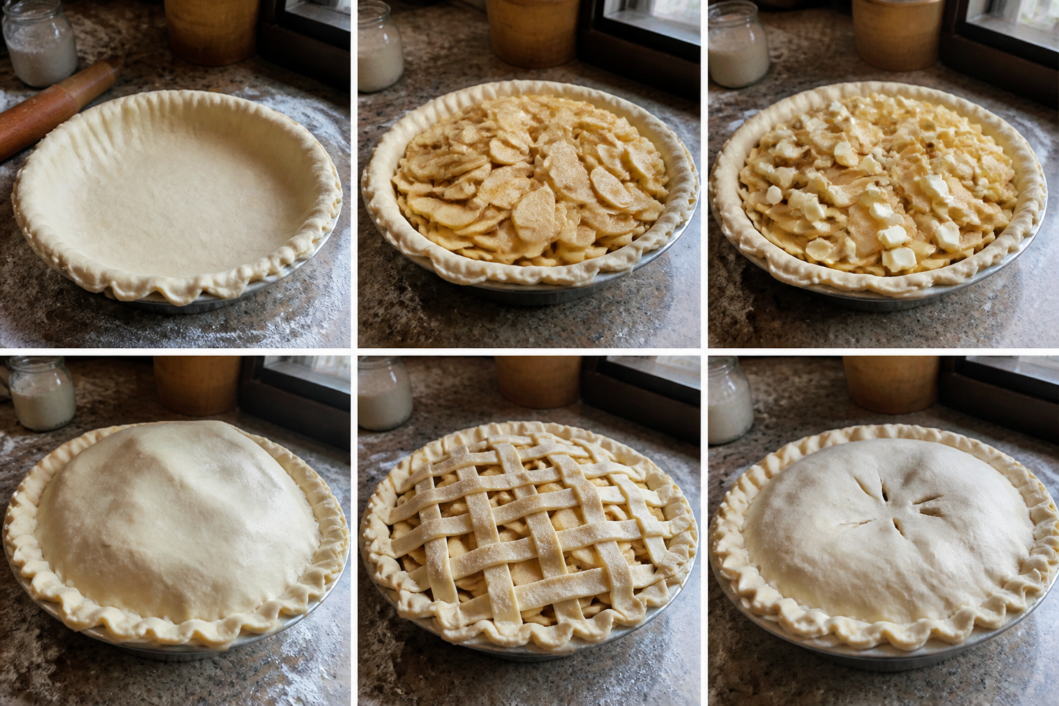 Deep-Dish Apple Pie with Flaky Crust — step 3