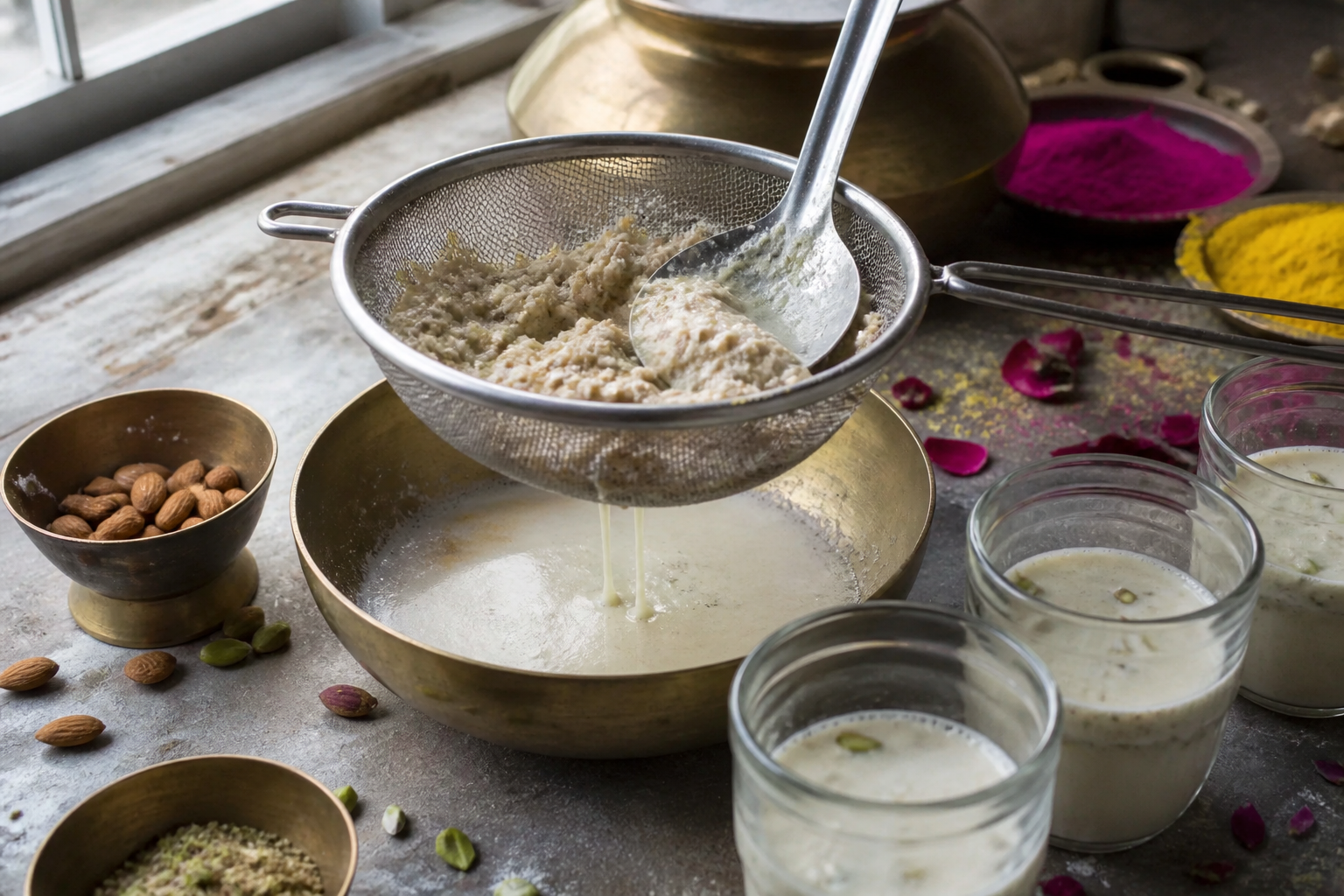 Festive Thandai — step 3