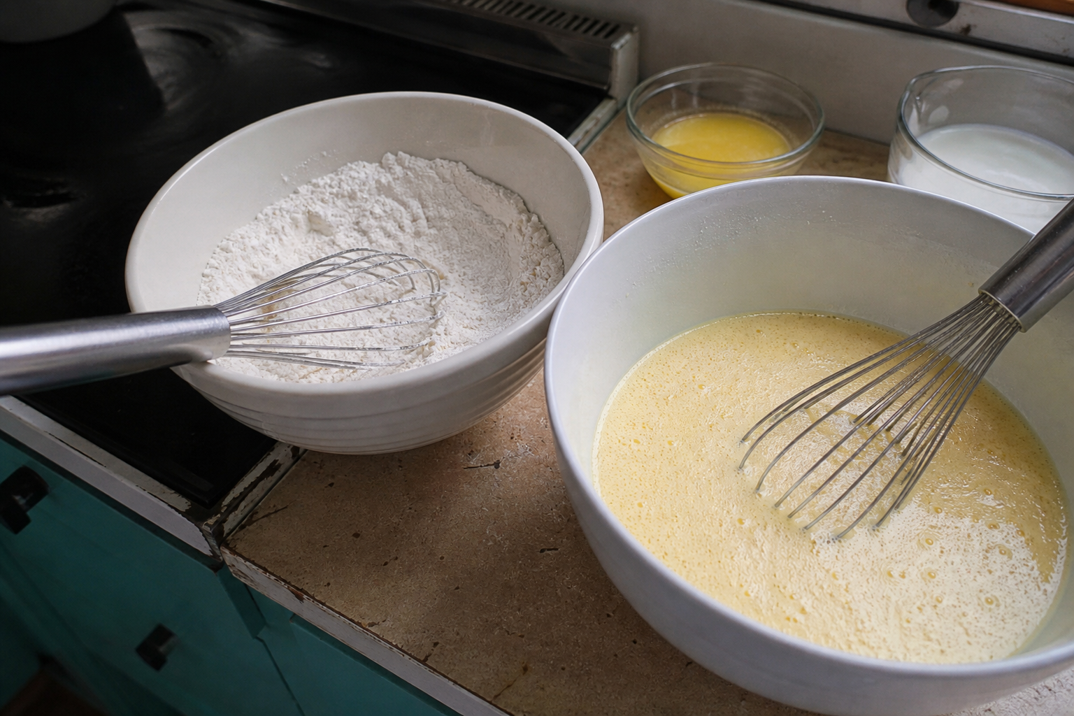 Fluffy Buttermilk Pancakes Diner-Style — step 1