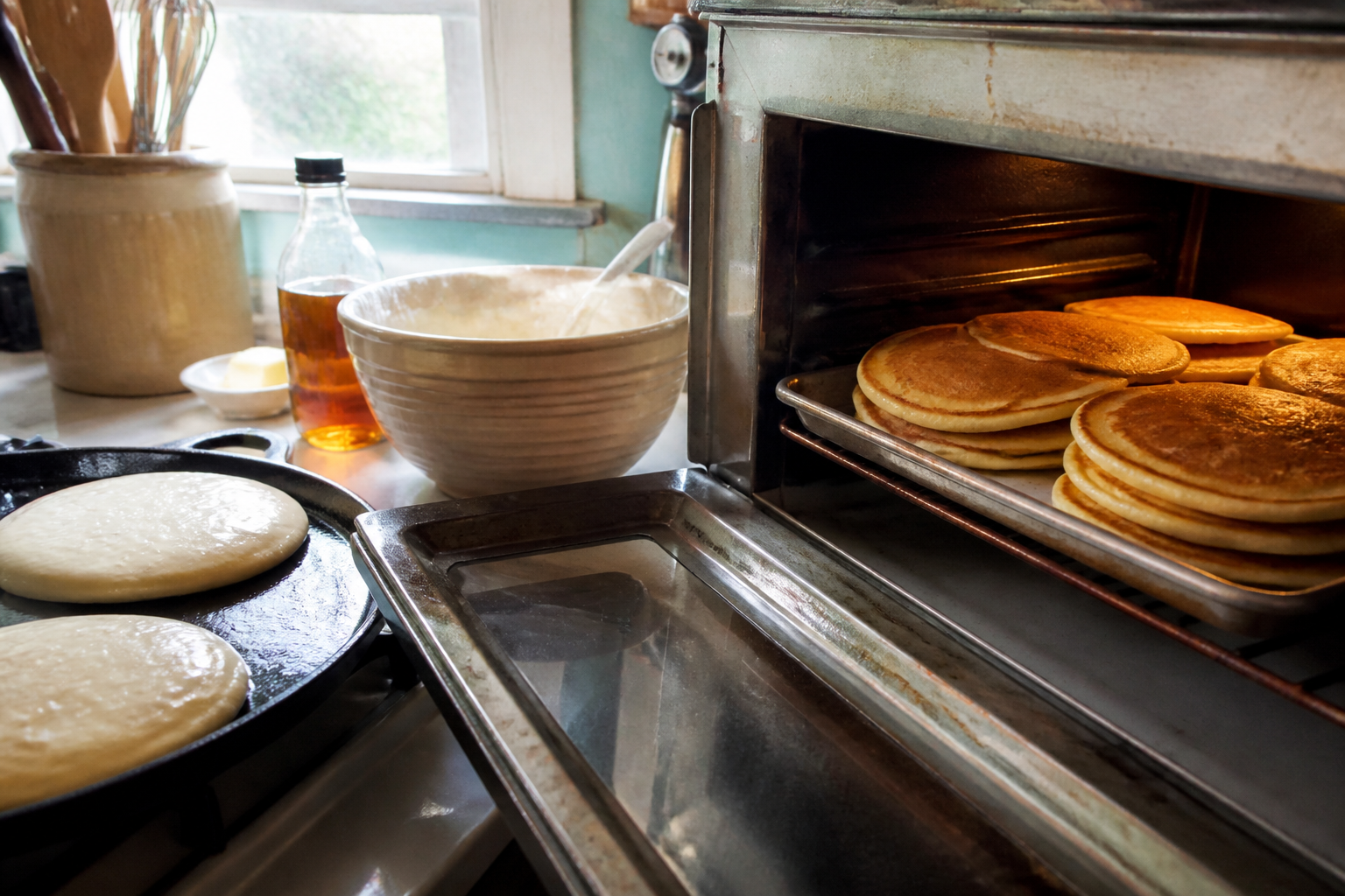 Fluffy Buttermilk Pancakes Diner-Style — step 3