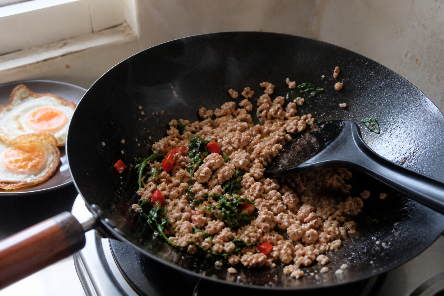 Holy Basil Chicken Stir-Fry (Pad Kra Pao) — step 3