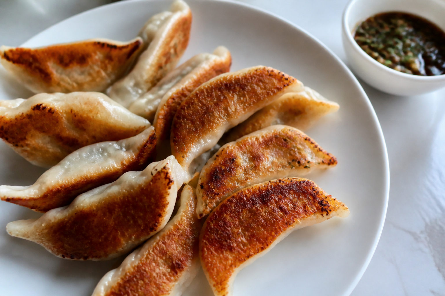 Juicy Pork and Chive Potstickers