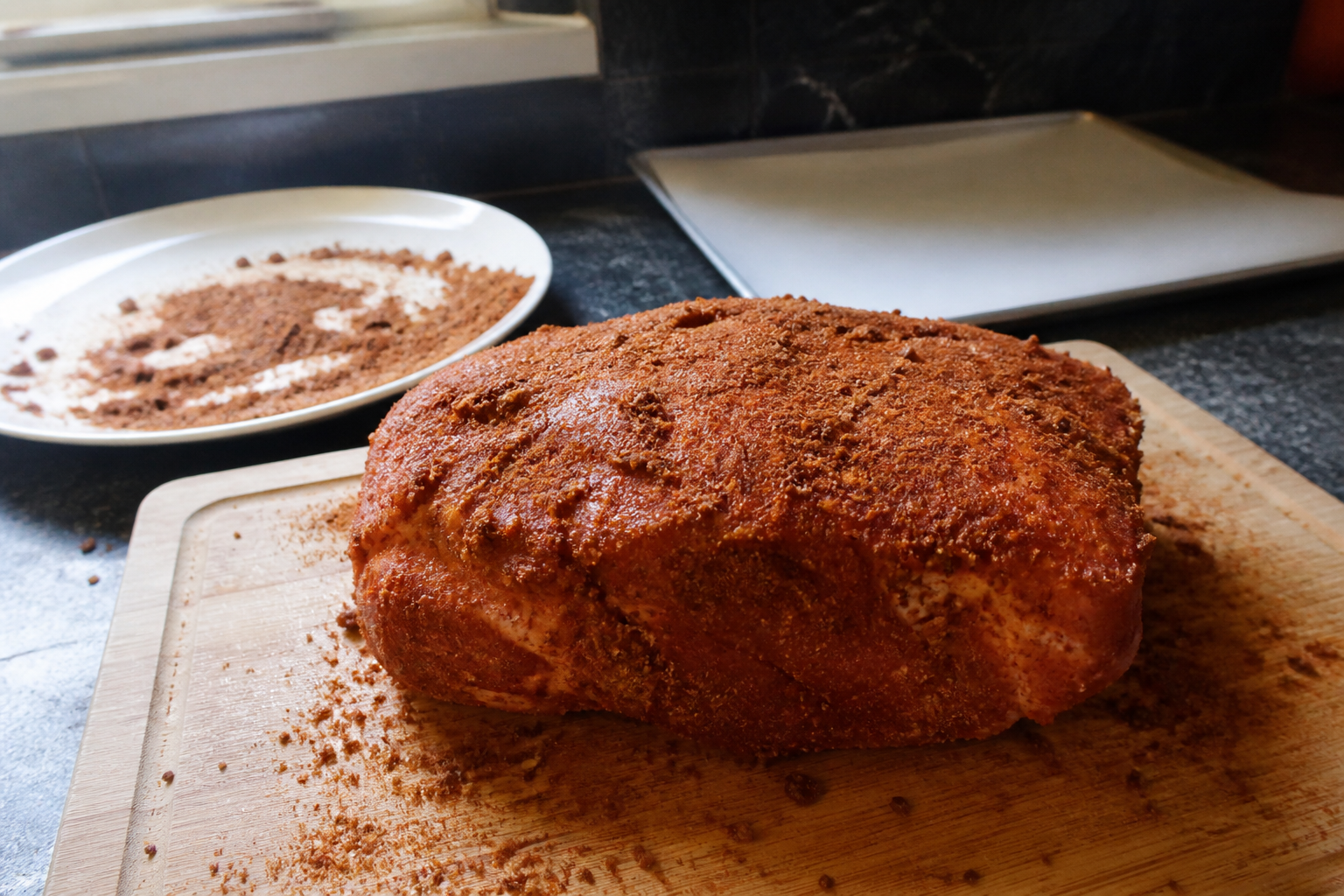 Oven-Low Slow BBQ Pulled Pork — step 1