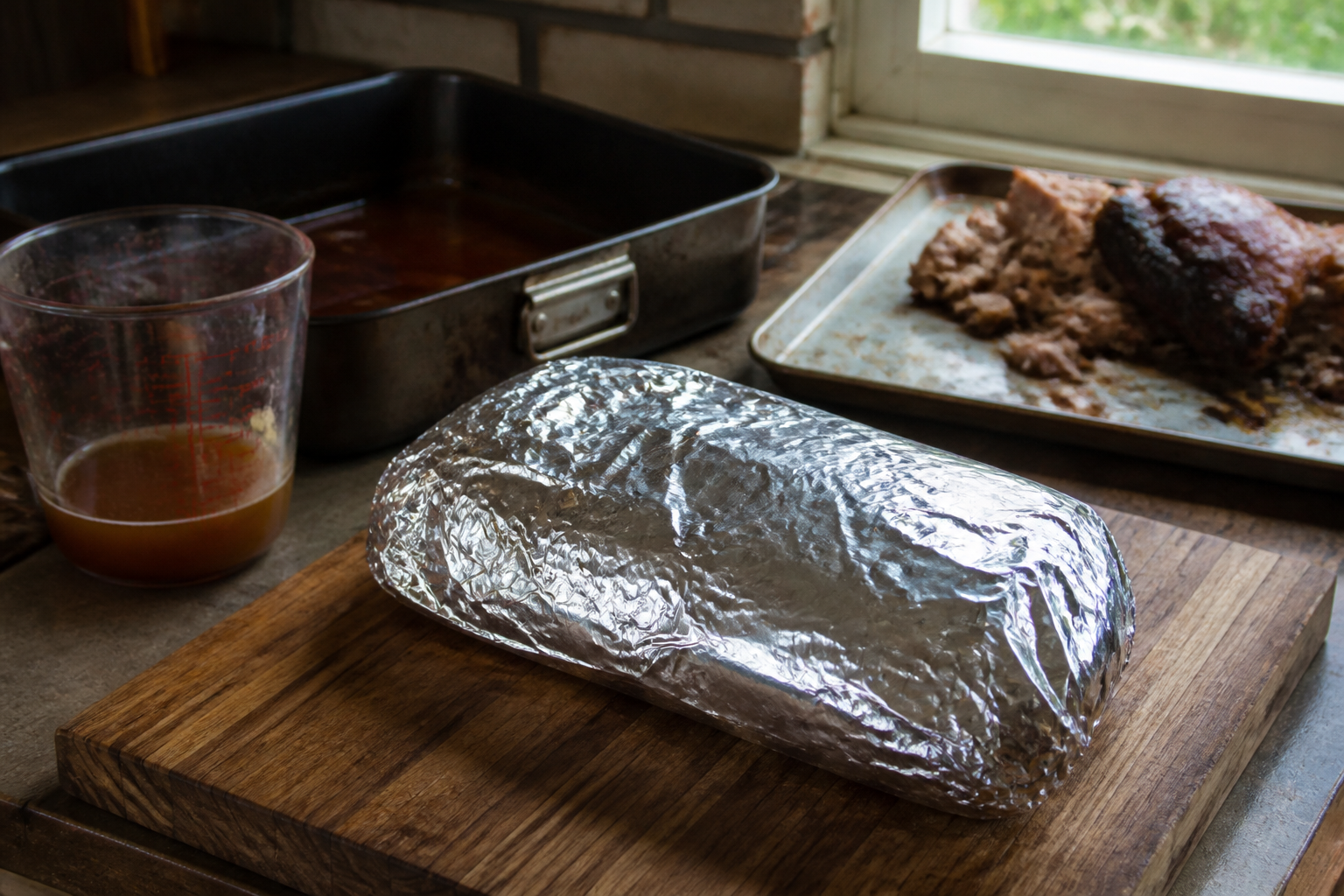 Oven-Low Slow BBQ Pulled Pork — step 3