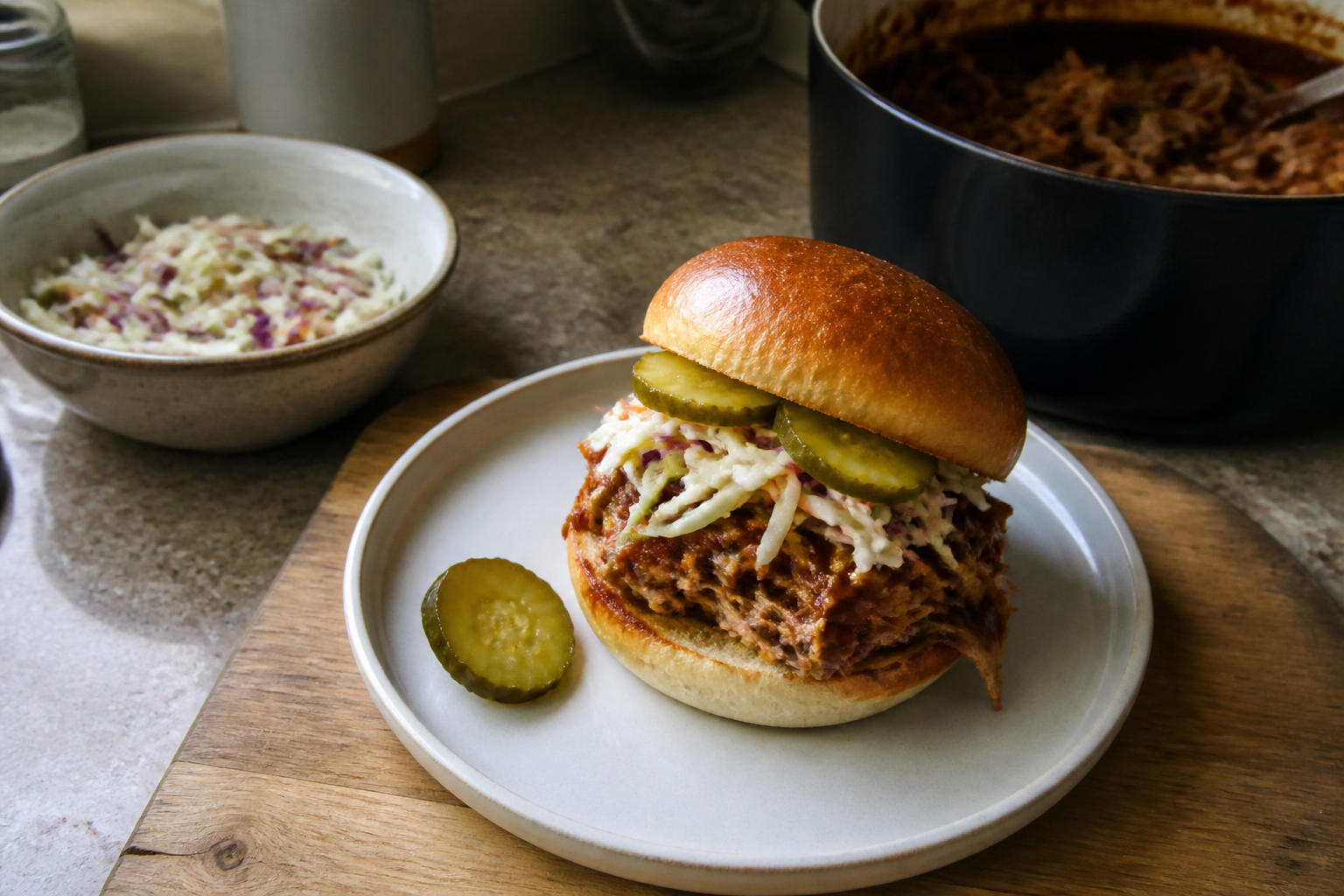 Oven-Low Slow BBQ Pulled Pork — step 5