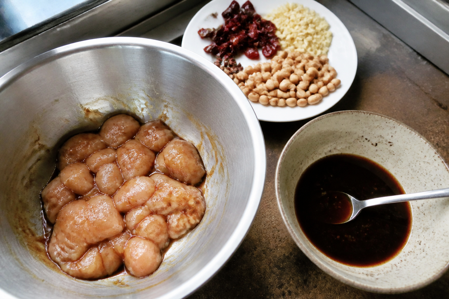 Restaurant-Style Kung Pao Chicken — step 1