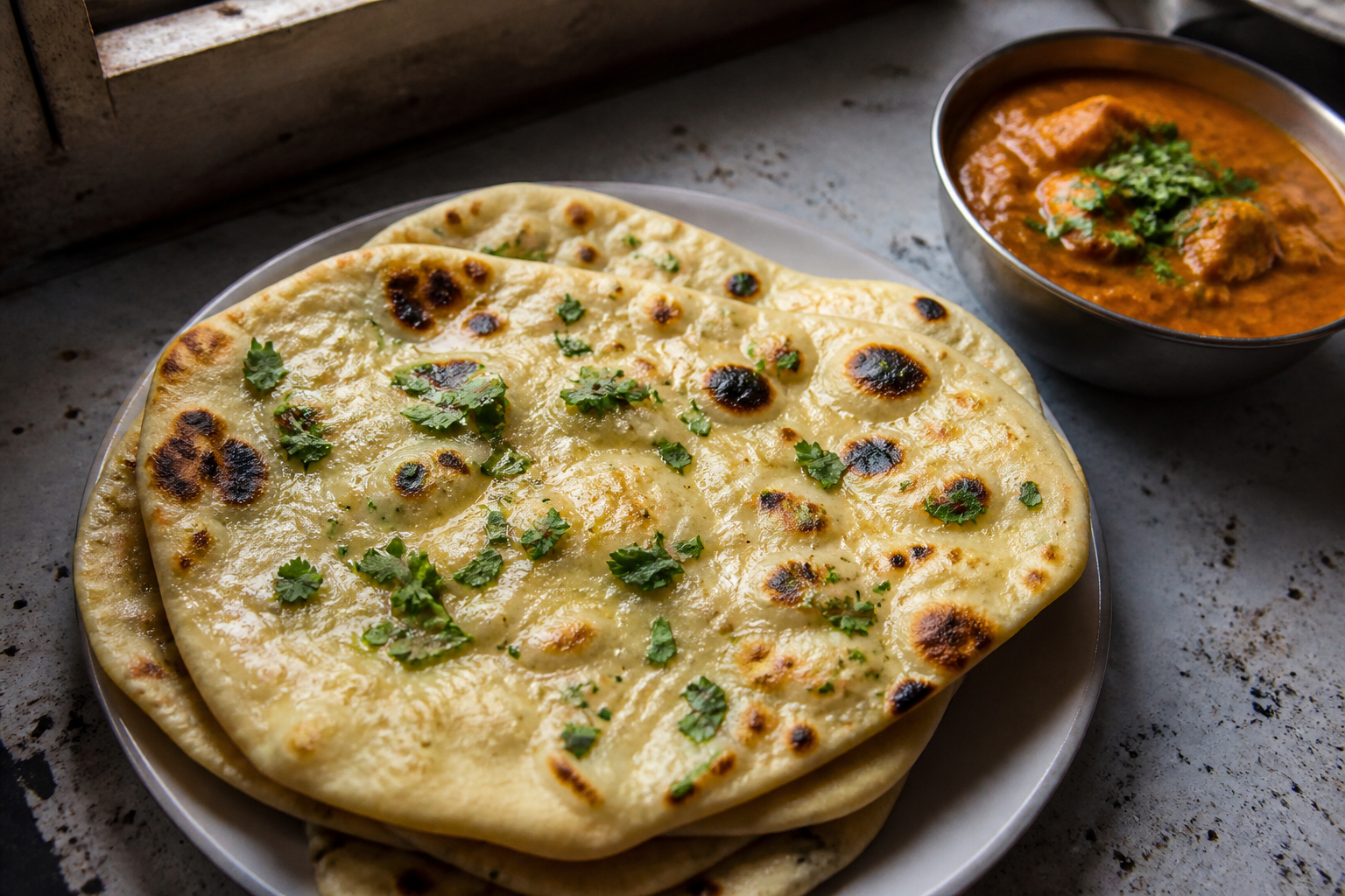 Soft Butter Naan on the Stovetop — step 7