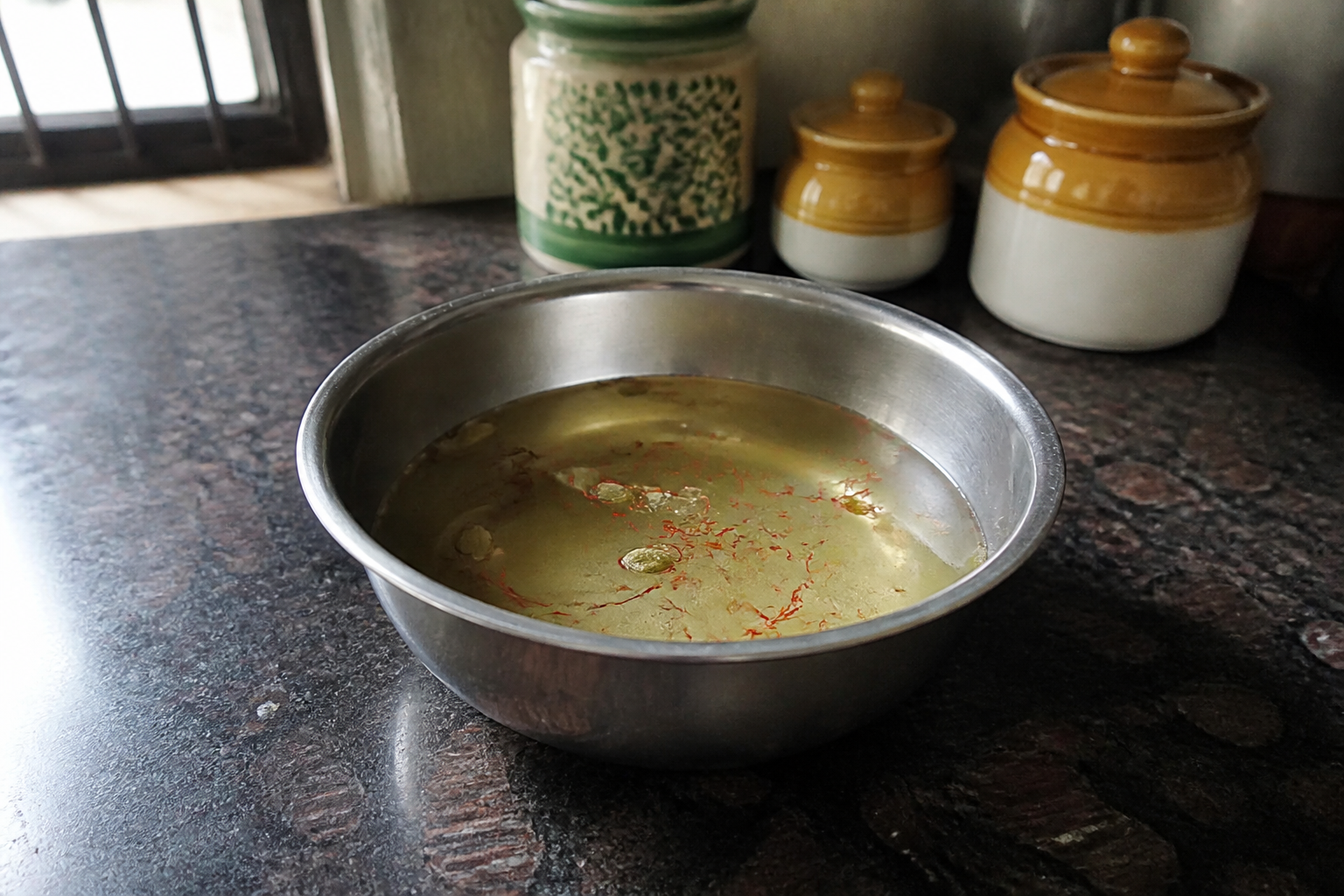 Soft Gulab Jamun in Rose Syrup — step 1