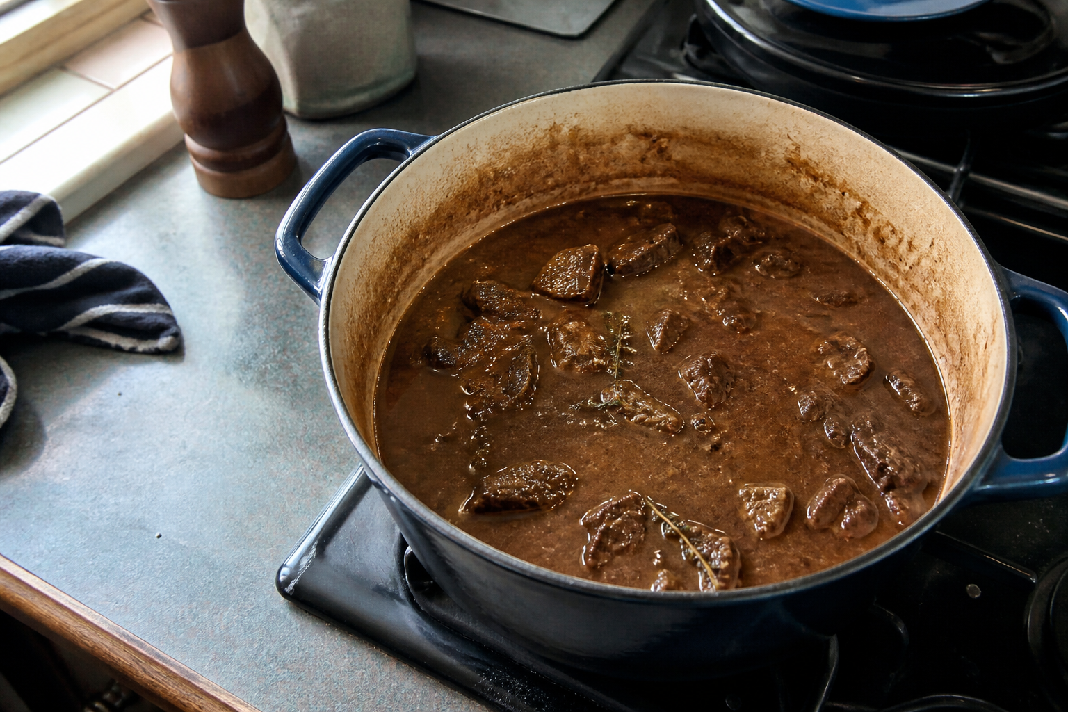 Steak and Ale Pie with Puff Lid — step 3