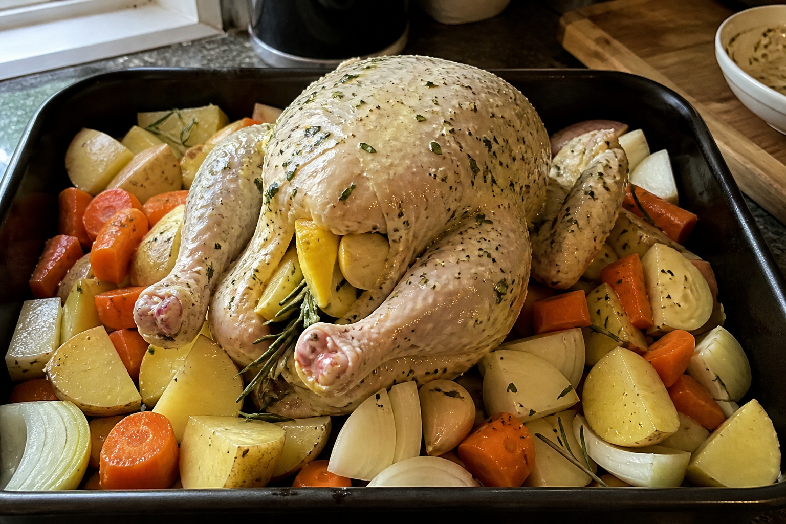 Sunday Roast Chicken with Proper Gravy — step 1