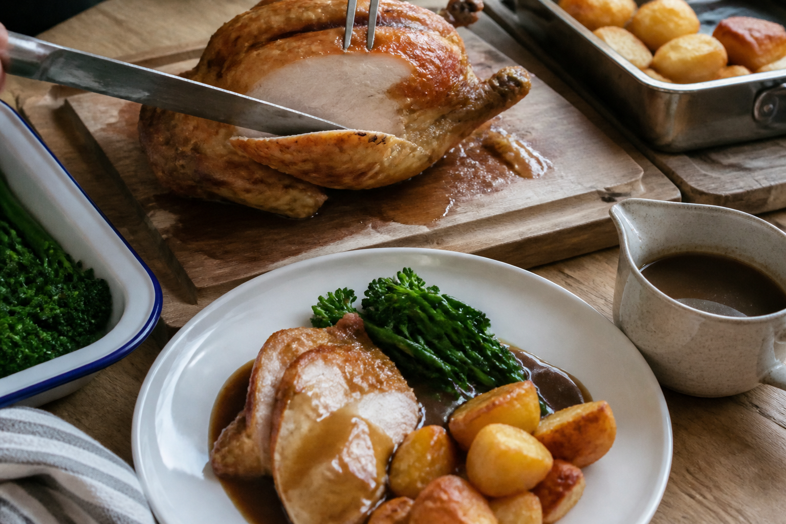 Sunday Roast Chicken with Proper Gravy — step 5