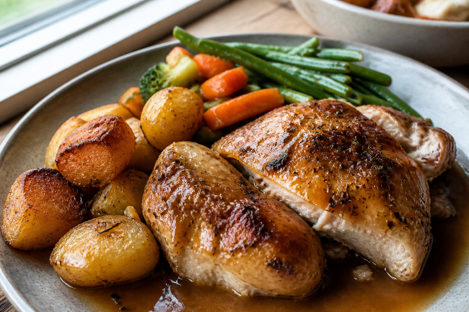 Sunday Roast Chicken with Proper Gravy