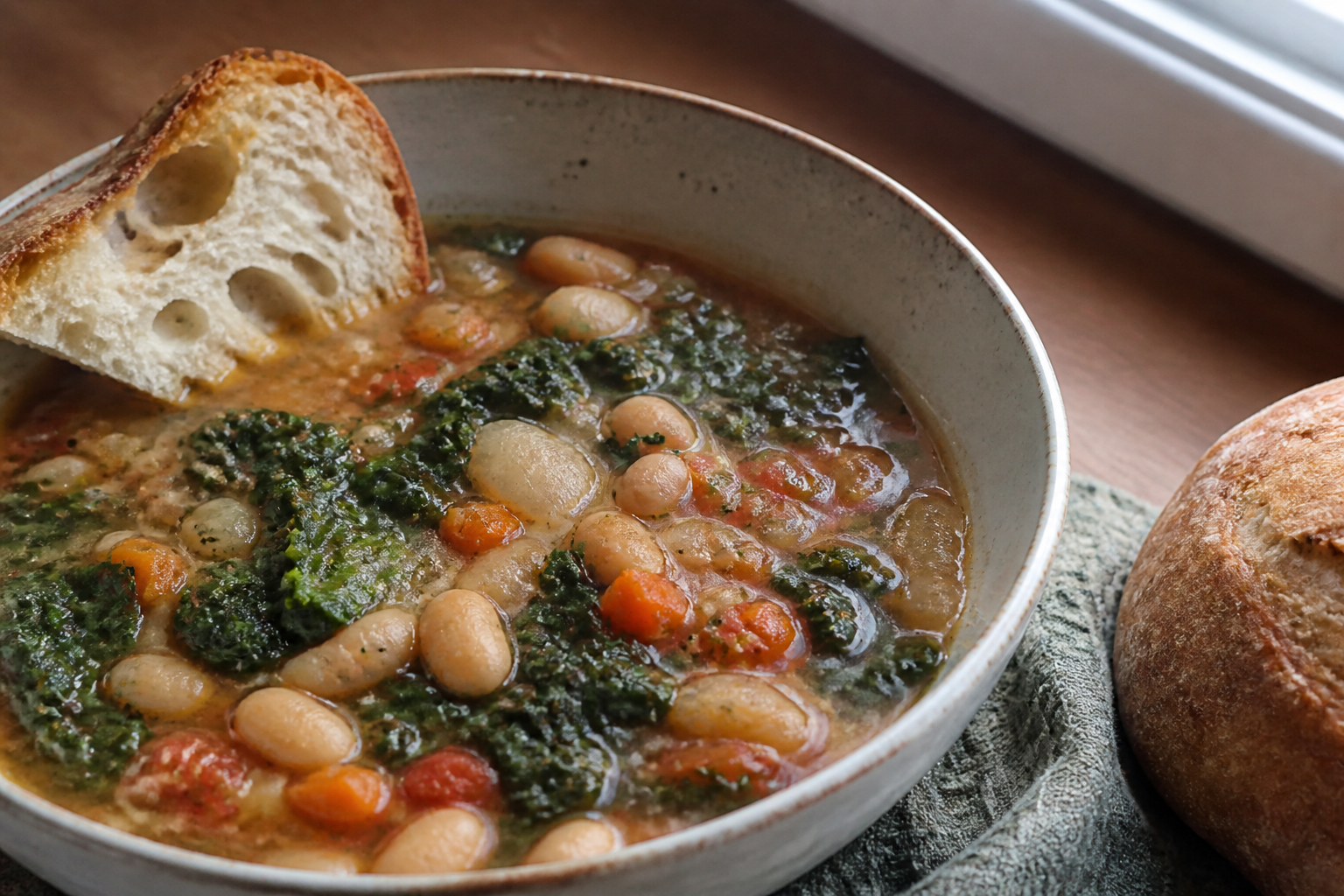 Tuscan Ribollita White Bean Soup