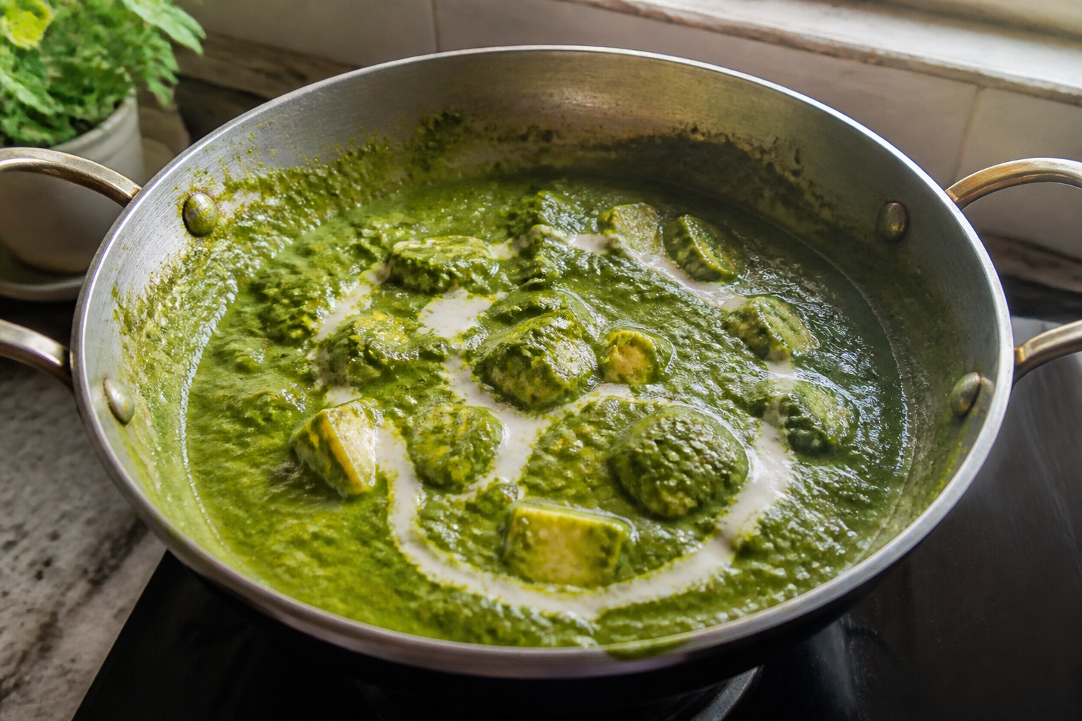 Vibrant Palak Paneer — step 7